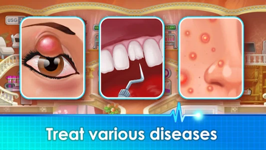 Clinic Dash Crazy Hospital скриншот
